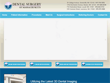 Tablet Screenshot of dentalsurgeryma.com
